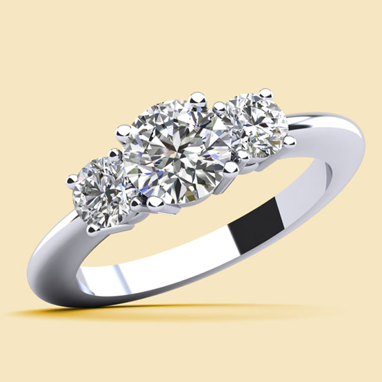 3 Stone Engagement Rings